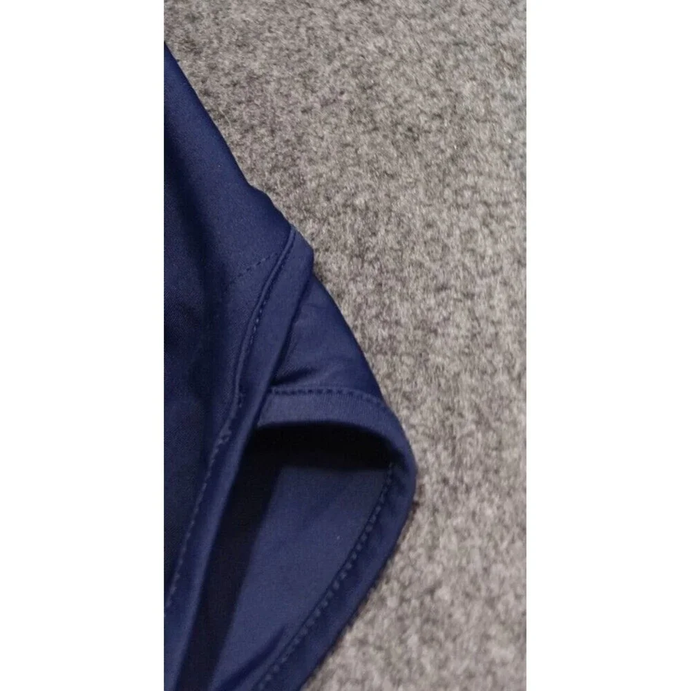 Pudolla Men's Sportswear Navy Blue Shorts Large Lined Zippered Pockets New Tag